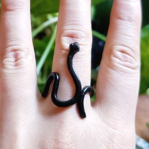 New Black Snake Ring